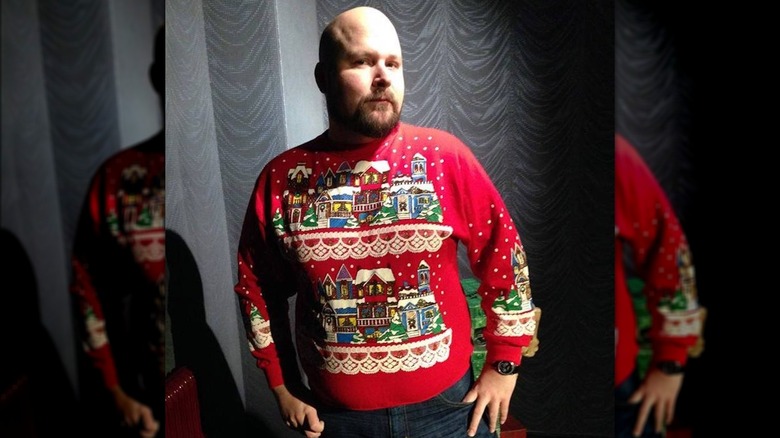 Markus Persson Christmas sweater