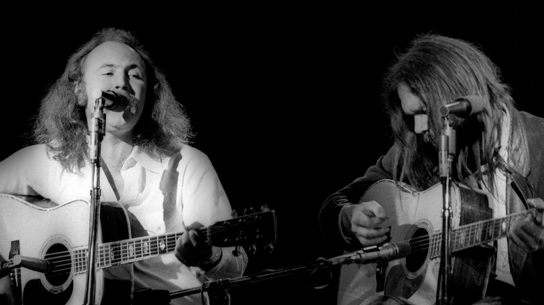 David Crosby and Neil Young perform in San Francisco