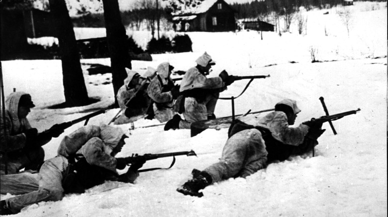 Finnish soldiers in World War II