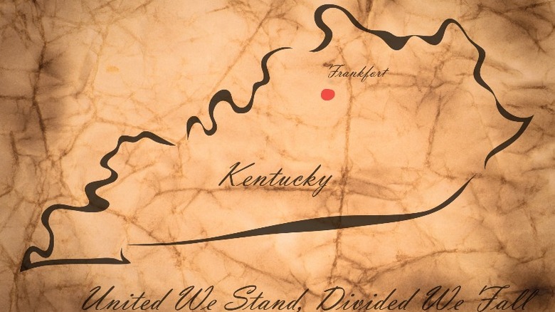 old map of kentucky