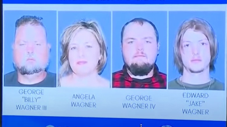 The Wagner family mugshots