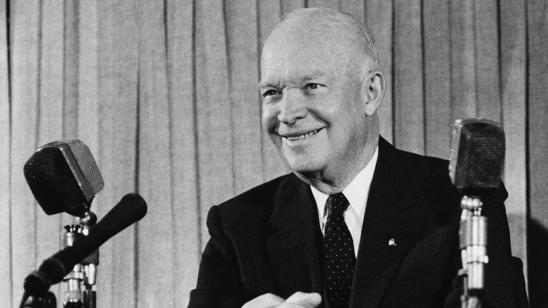 Eisenhower smiling