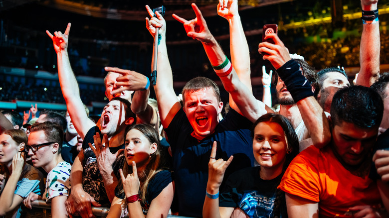 Crowd at Russian concert