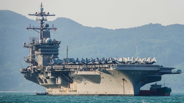 USS Carl Vinson at sea