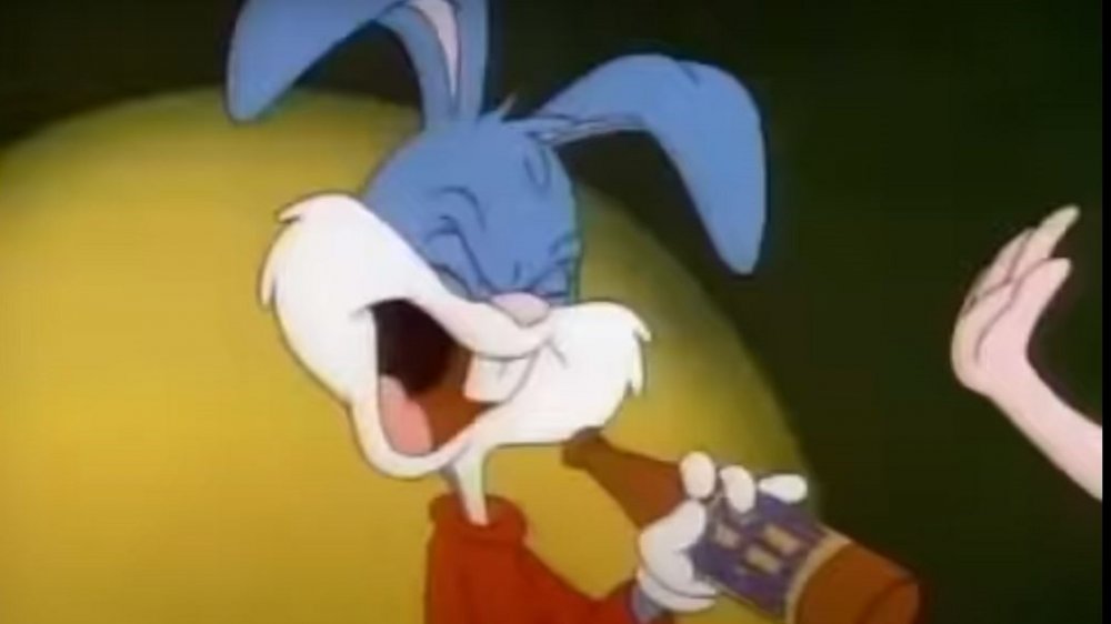 Buster Bunny gets soused in "One Beer"