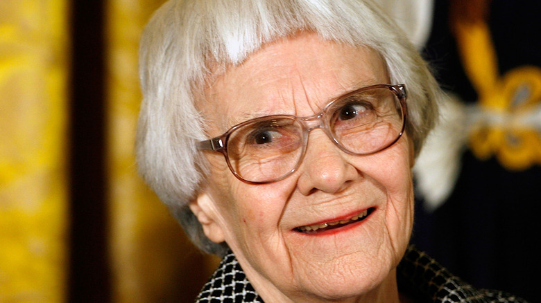 Harper Lee smiling, 2007