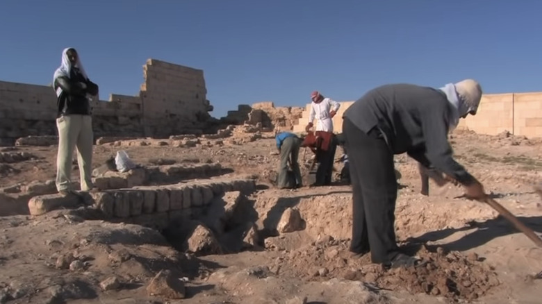 Excavation at Taposiris Magna 