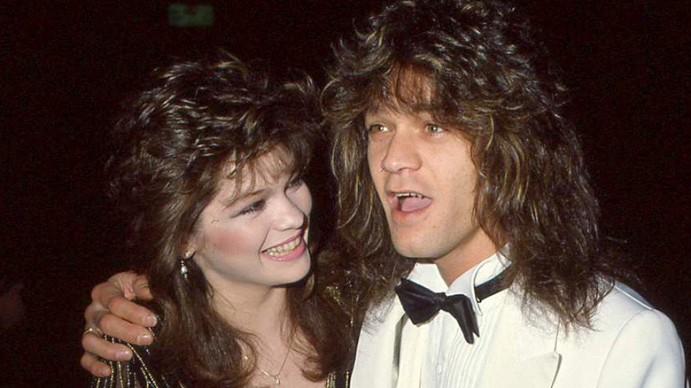 valerie bertinelli smiling at eddie van halen