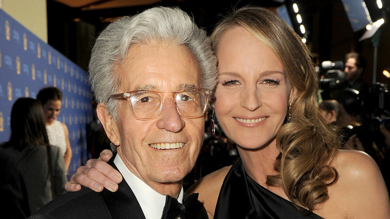 helen hunt hand on gordon hunt neck smiling