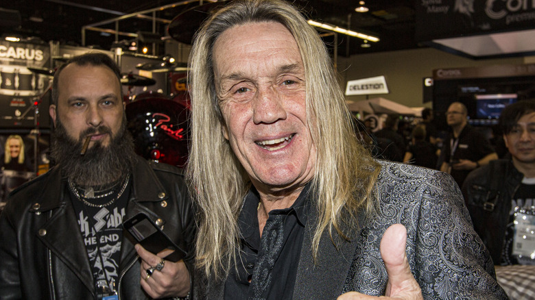 nicko mcbrain thumbs up