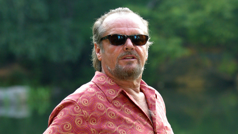 Jack Nicholson wearing sunglasses