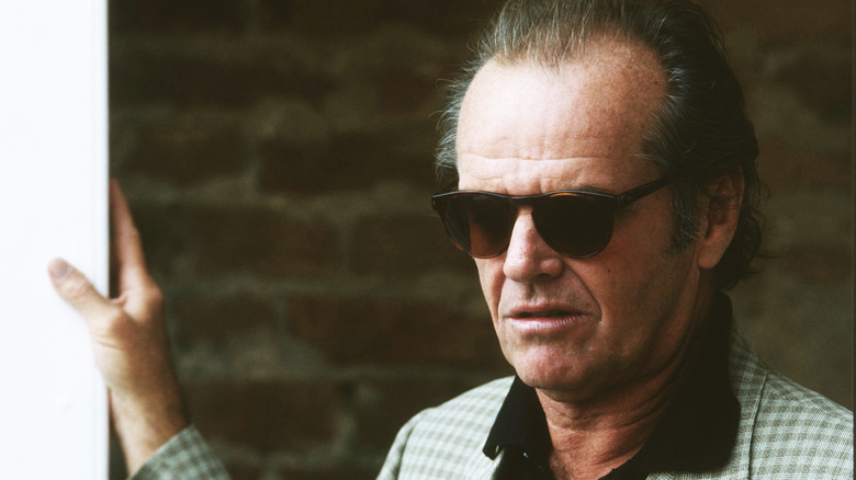 Jack Nicholson wearing sunglasses