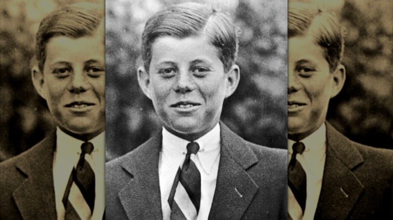 Portrait of a 10-year-old John F. Kennedy