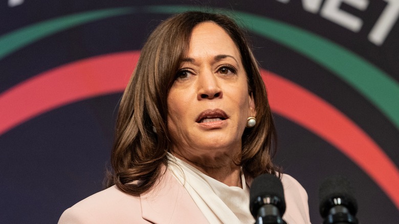 Kamala Harris in pink suit