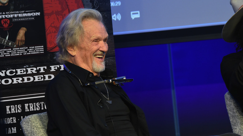 Kris Kristofferson laughing 