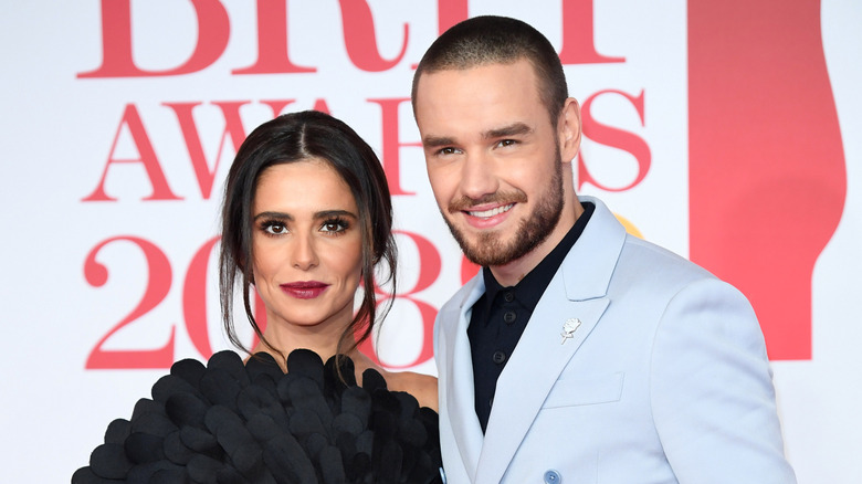 Cheryl Cole and Liam Payne attending the 2018 Brit Awards