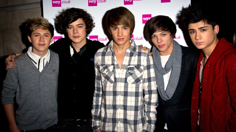 One Direction members Niall Horan, Harry Styles, Liam Payne, Louis Tomlinson, and Zayn Malik