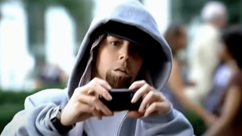 mariah carey as eminem in obsessed video hoodie