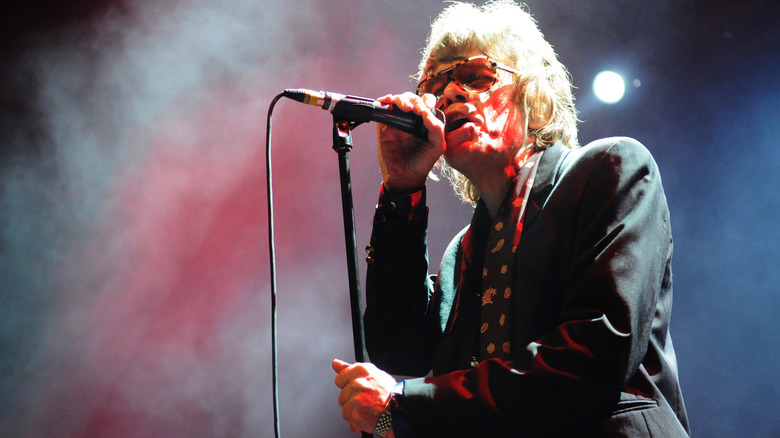 David Johansen performing on stage in 2009