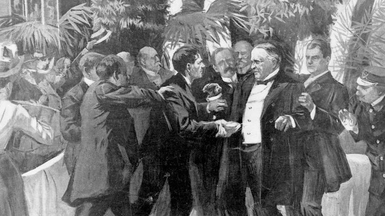 Illustration of McKinley assassination