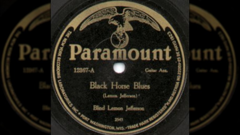 Lemon Jefferson Paramount record