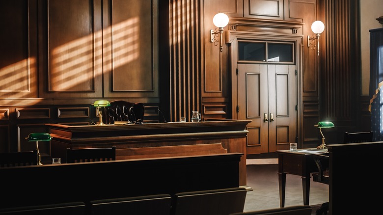 courtroom round lights