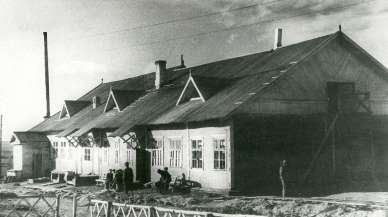 A house at a Soviet Gulag