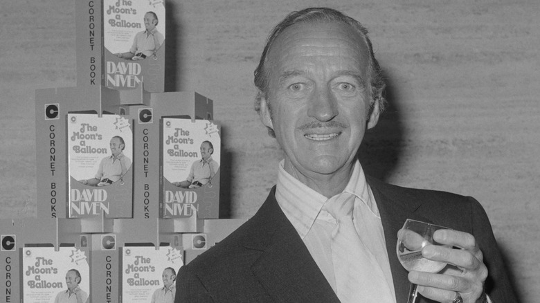 David Niven with his memoir