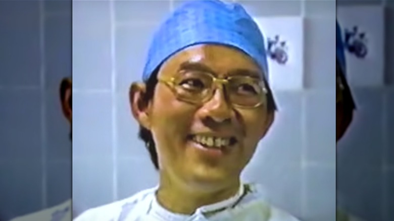 Dr. Victor Chang in scrubs 