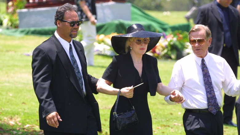 Barbara Eden, Jon Eicholtz, Matthew's funeral