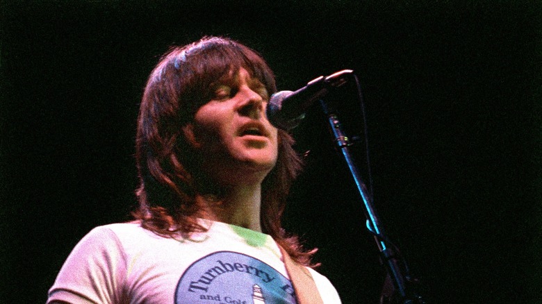 Randy Meisner singing microphone