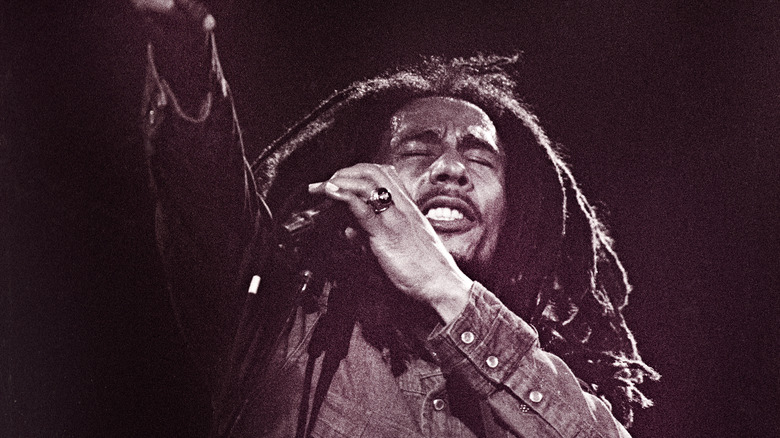 Bob Marley singing 