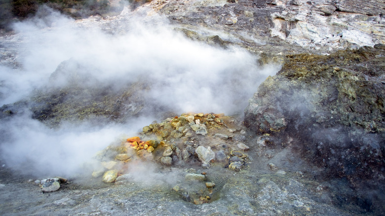 Solfatara crater