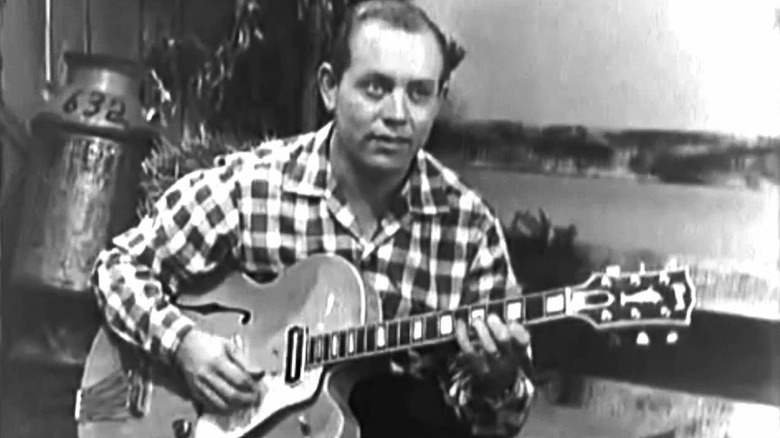 Hank Garland playing guitar