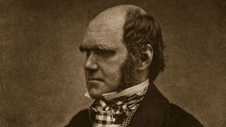 photo of a younger charles darwin