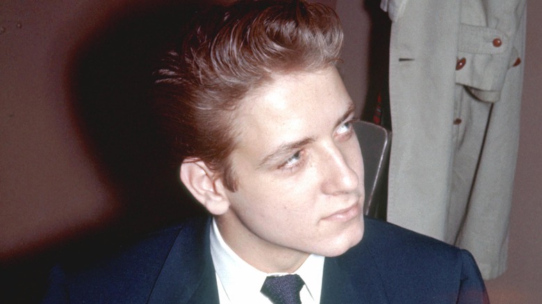 Eddie Cochran looking serious