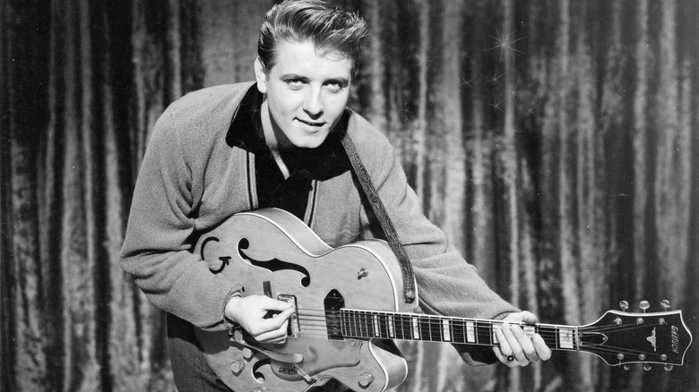 Eddie Cochran onstage