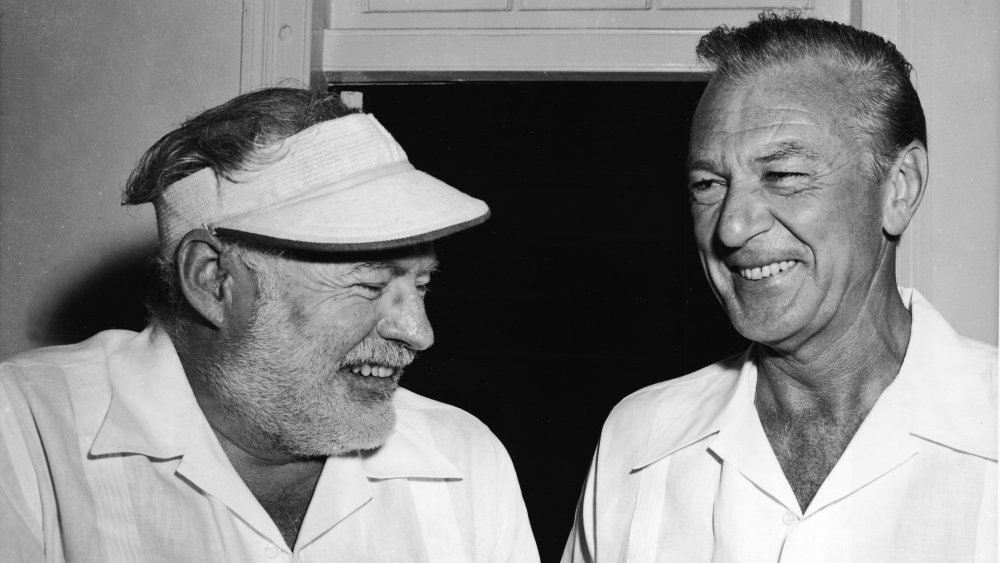 Ernest Hemingway and Gary Cooper