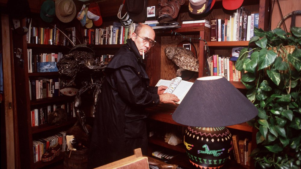 Hunter S. Thompson at home