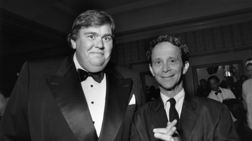 John Candy with Joel Grey