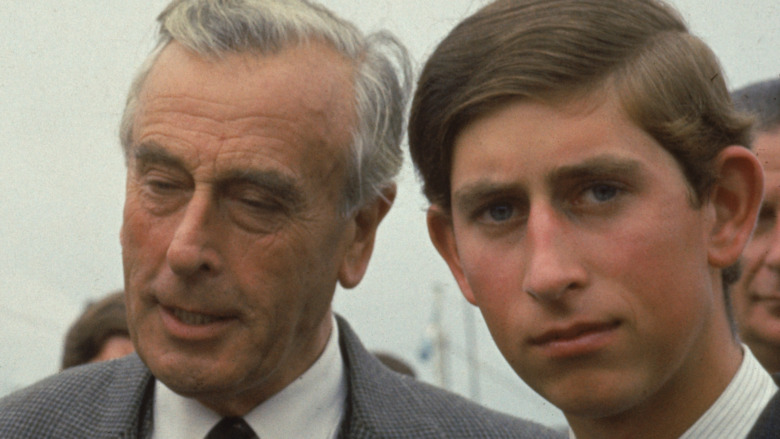 Lord Mountbatten with Prince Charles