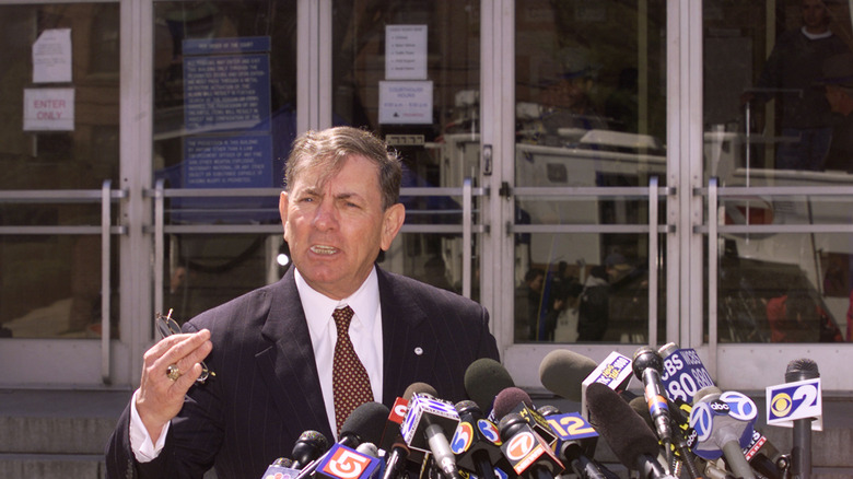 Thomas G Keegan at press conference