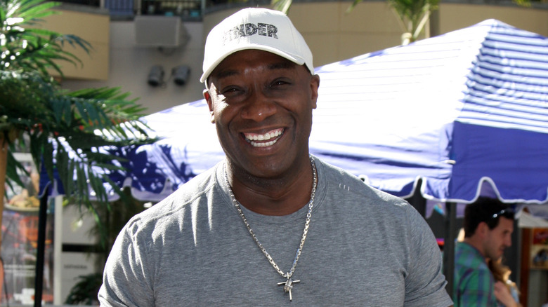 Michael Clarke Duncan smiles broadly