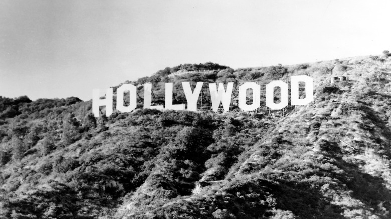 The Hollywood sign