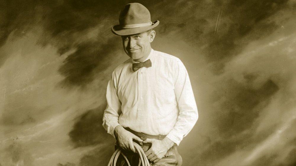 Will Rogers kept America amused through the first third of the 20th Century. 