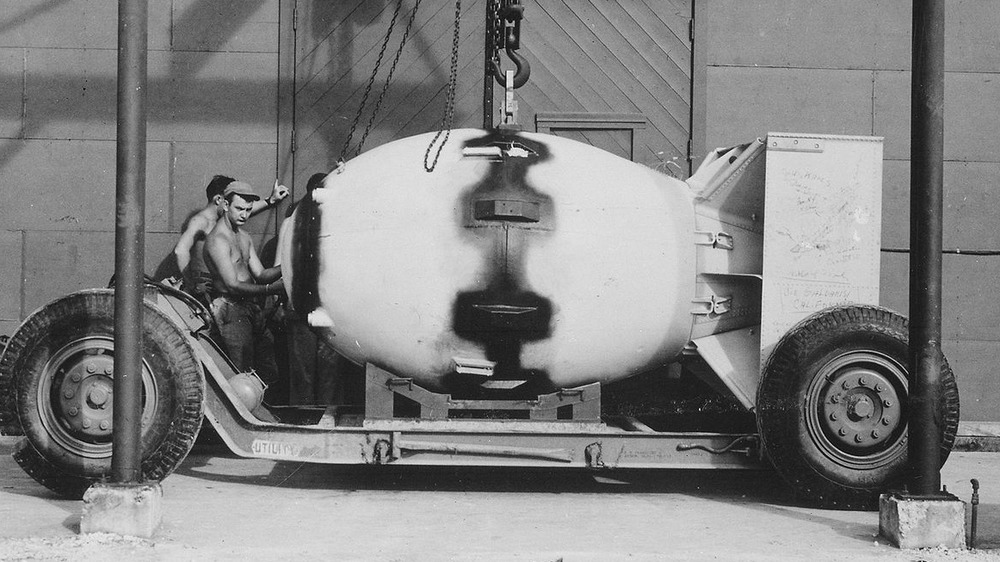 Fat Man Atomic Bomb Fully Assembled