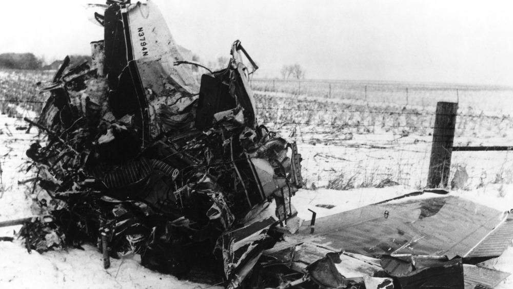 buddy holly plane crash wreckage