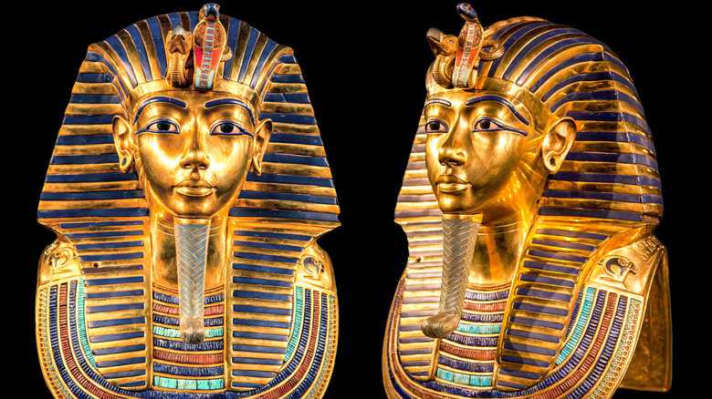 King Tut's golden mask