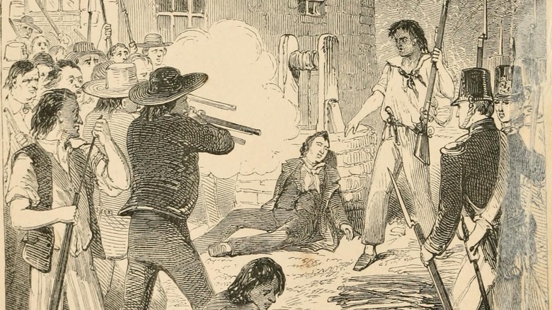 Illustration of Joseph Smith's assassination
