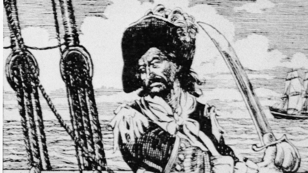 drawing of Captain William Kidd